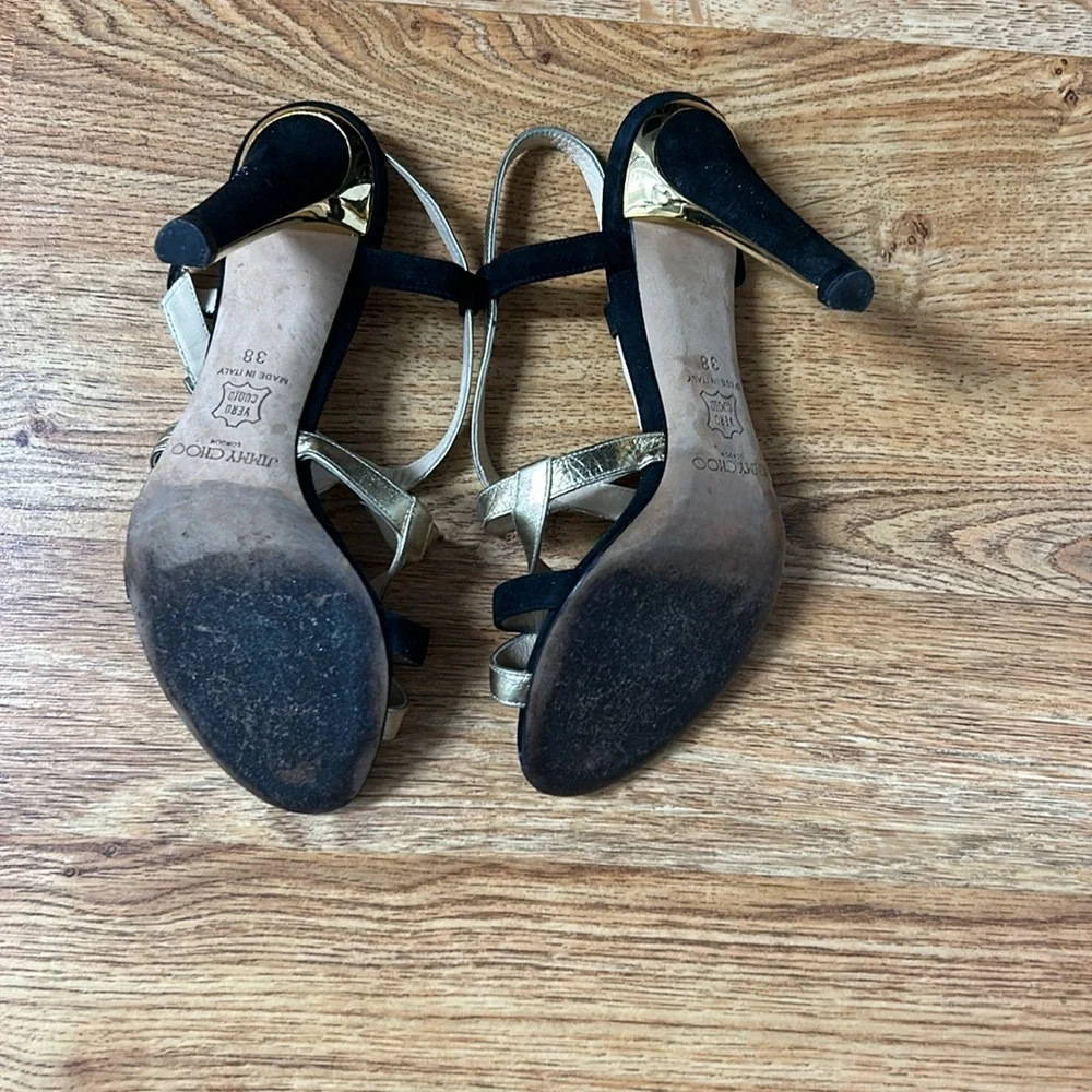 JIMMY CHOO Heels Shoes Sz 38 - Picture 4 of 9